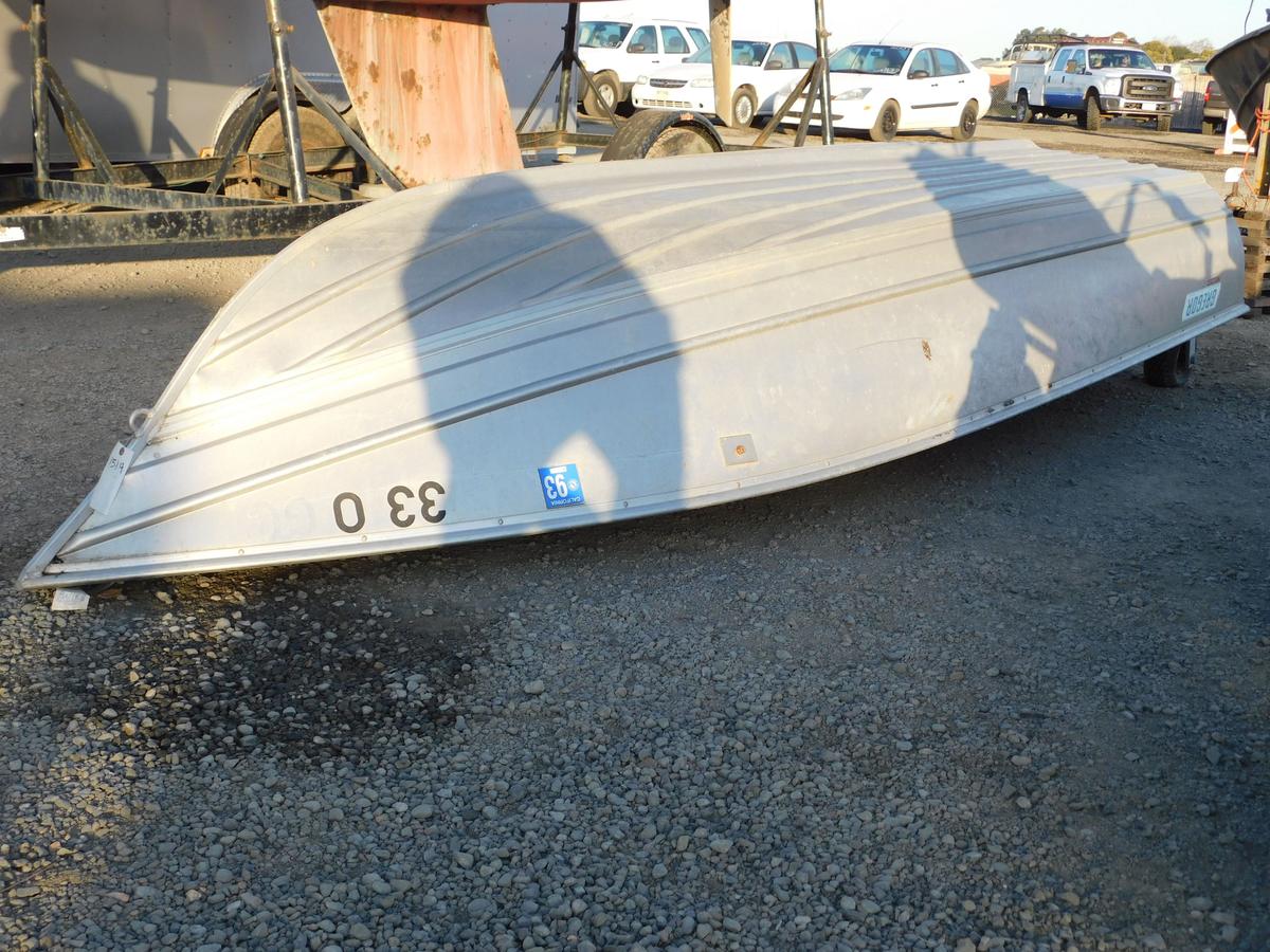 1976 GREGOR U-123 12' ALUMINUM BOAT