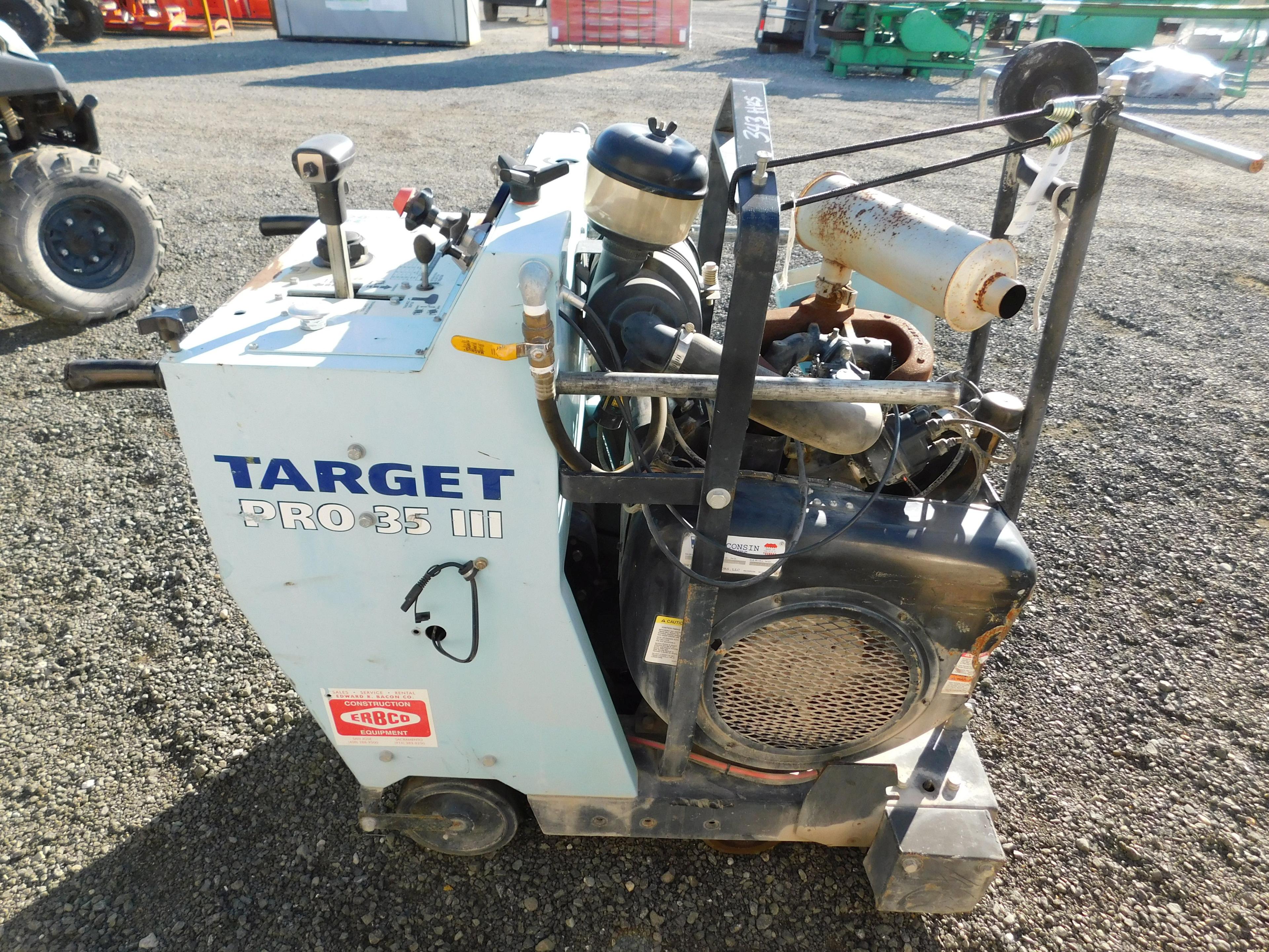 TARGET PRO 35 3 WALK BEHIND CONCRETE SAW