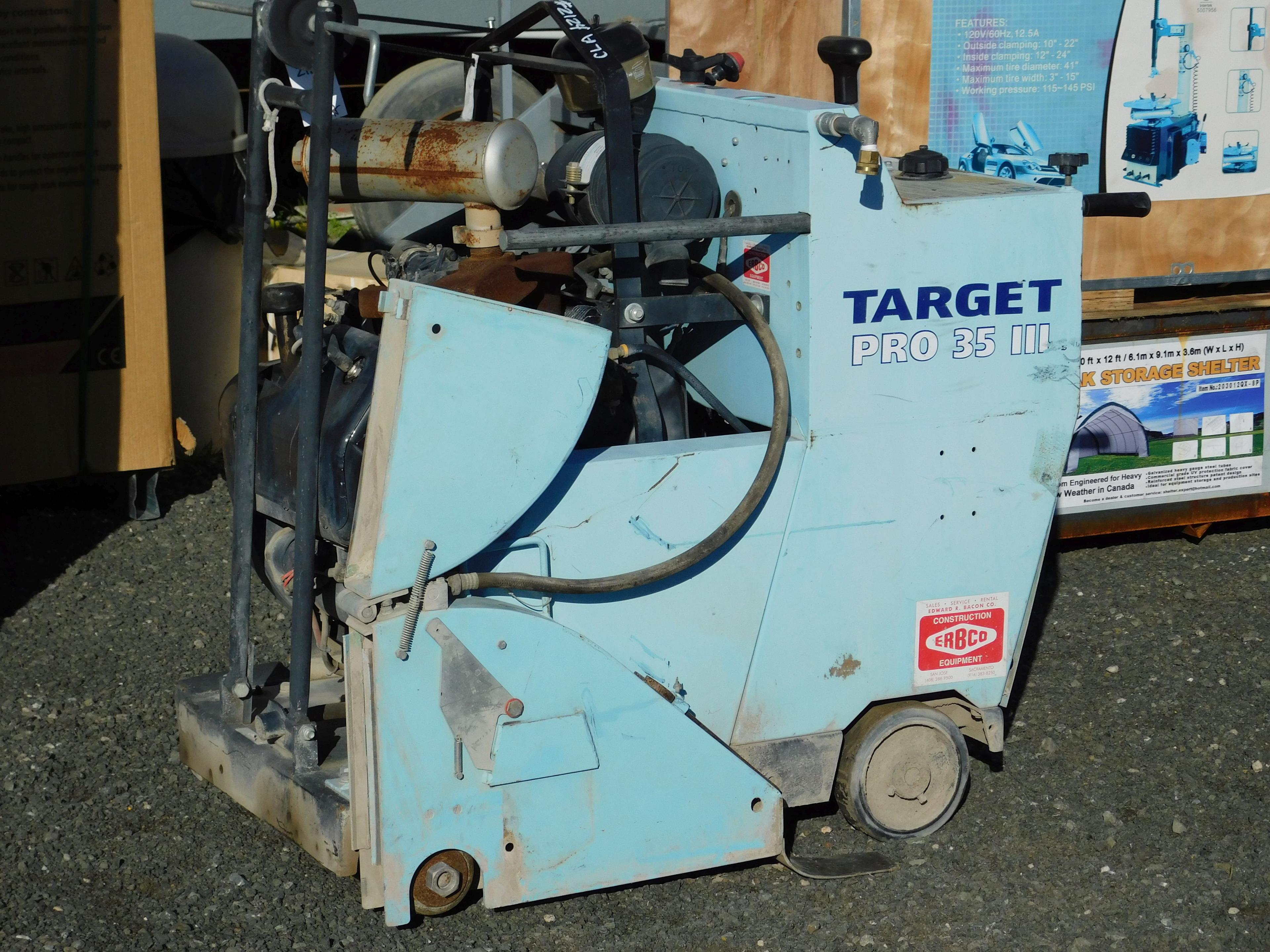 TARGET PRO 35 3 WALK BEHIND CONCRETE SAW