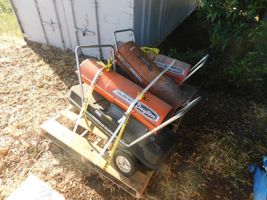 PALLET OF ASSORTED SPACE HEATERS