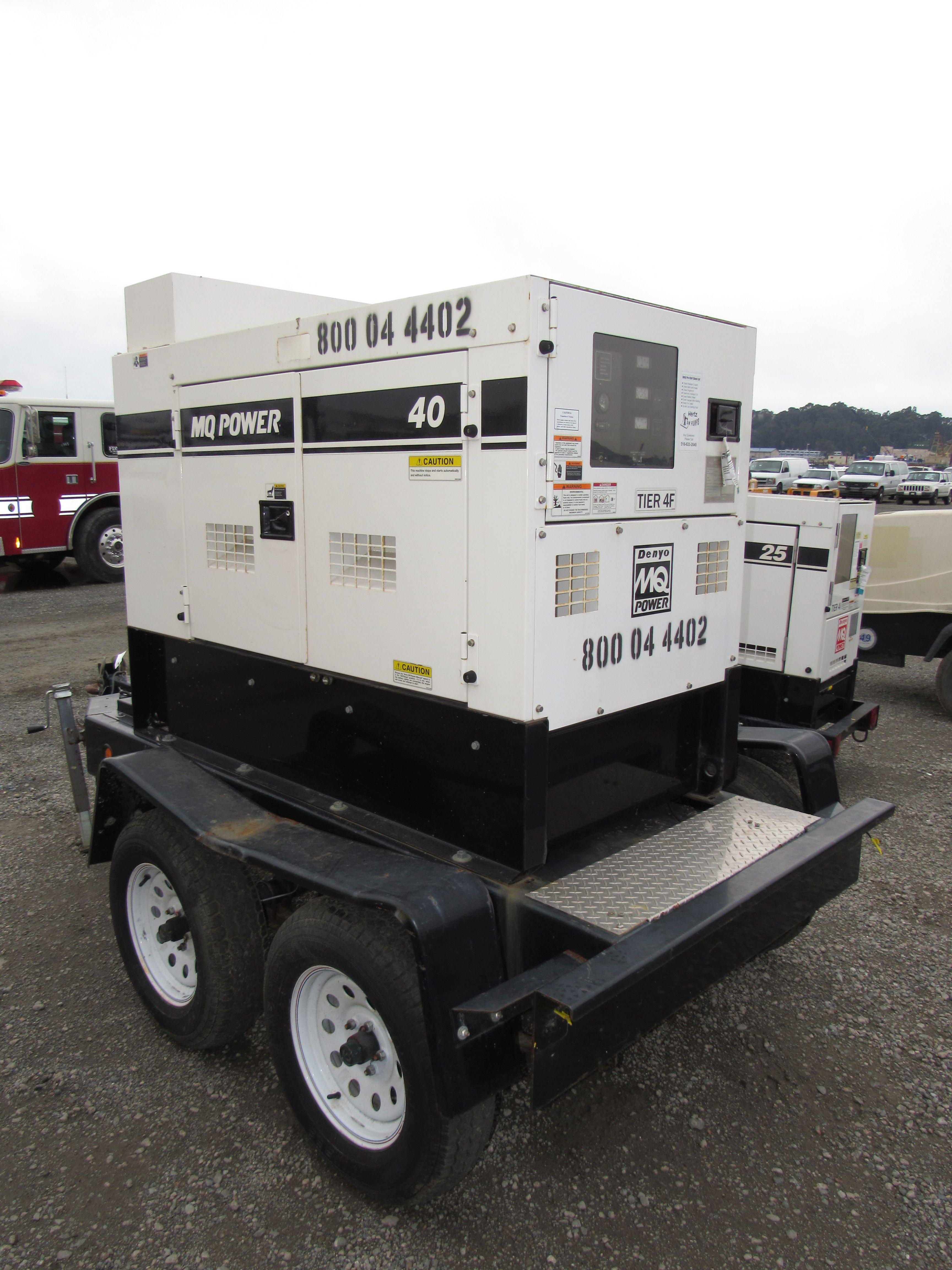 2014 MULTIQUIP WHISPERWATT DCA40 TOWABLE GENERATOR