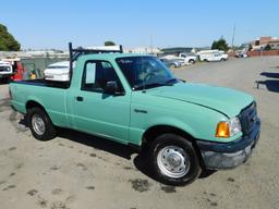 2004 FORD RANGER PICKUP TRUCK W/ TOOL BOX