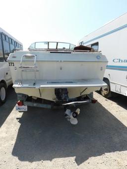 1984 SEA RAY 210 CABIN CRUISER W/ TRAILER