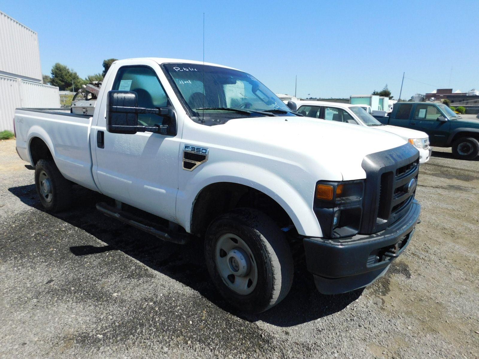 2009 FORD F-350 4X4 PICKUP TRUCK W/ FUEL TANK & TOOL BOX