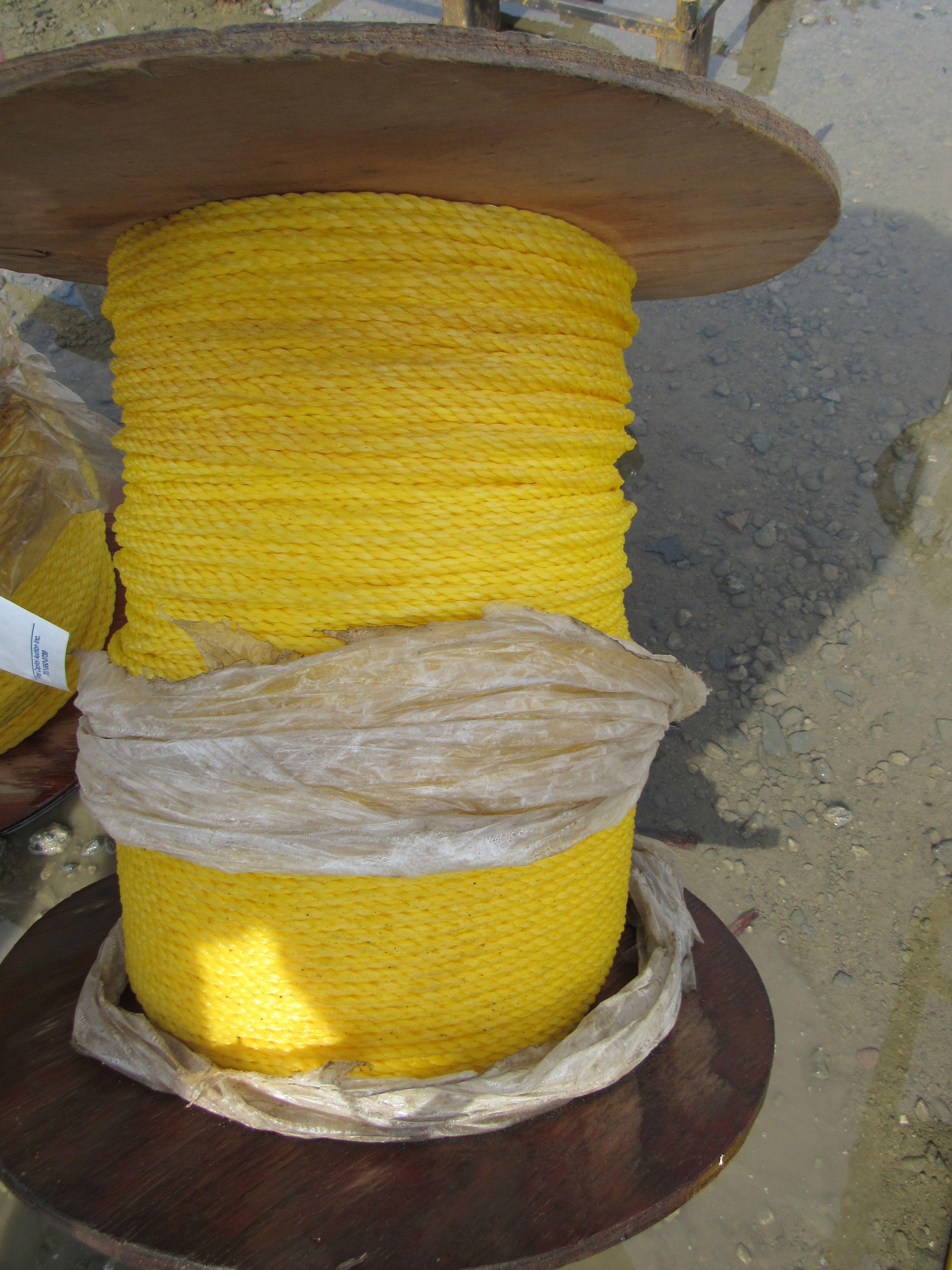 SPOOL OF YELLOW ROPE