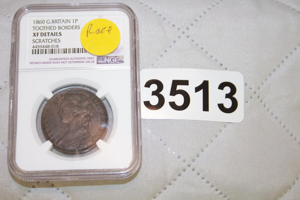 1860 Great Britain penny