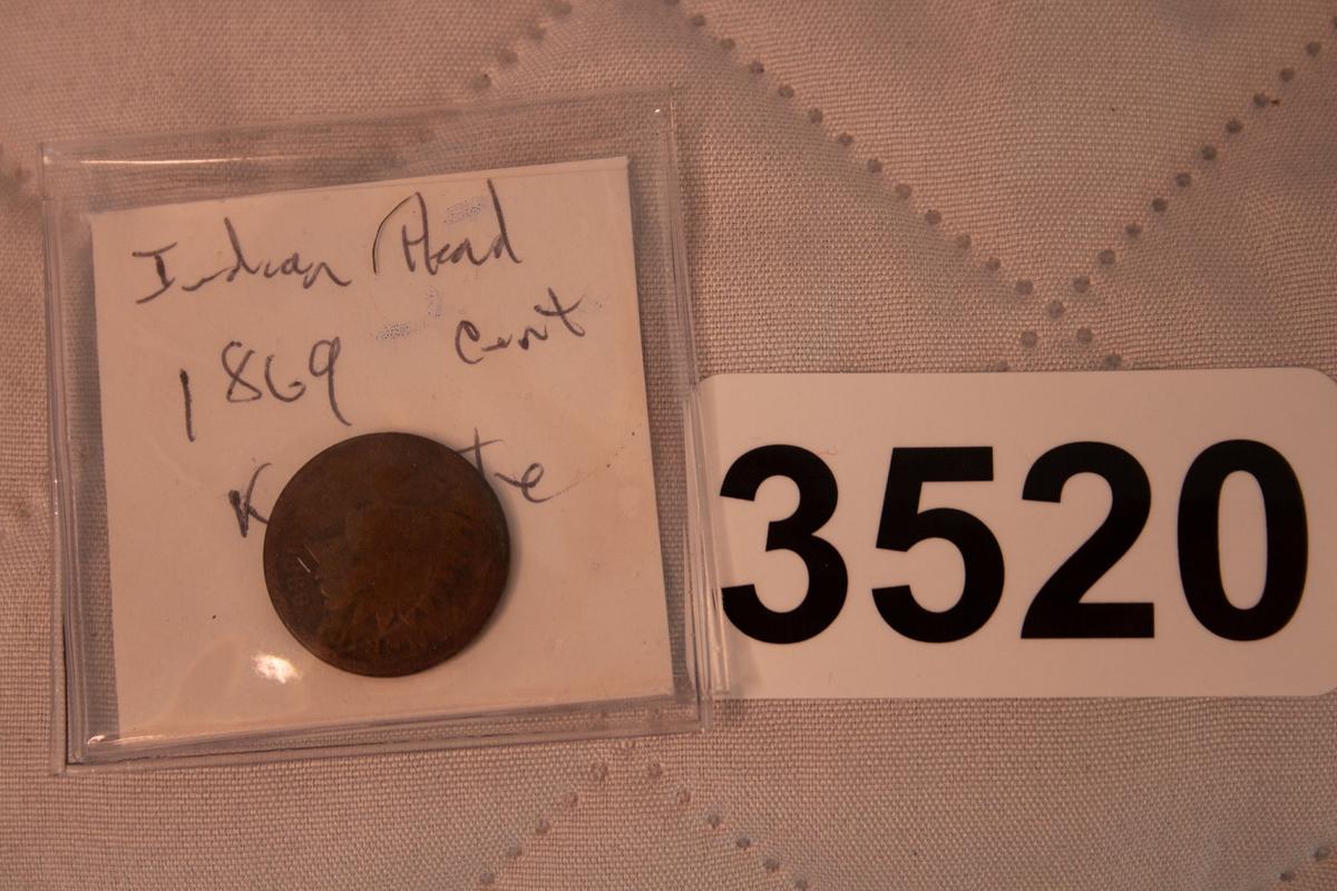 1869 Indian Head Cent