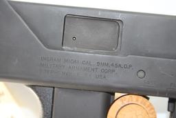 Ingram Mac 10, .9mm pistol