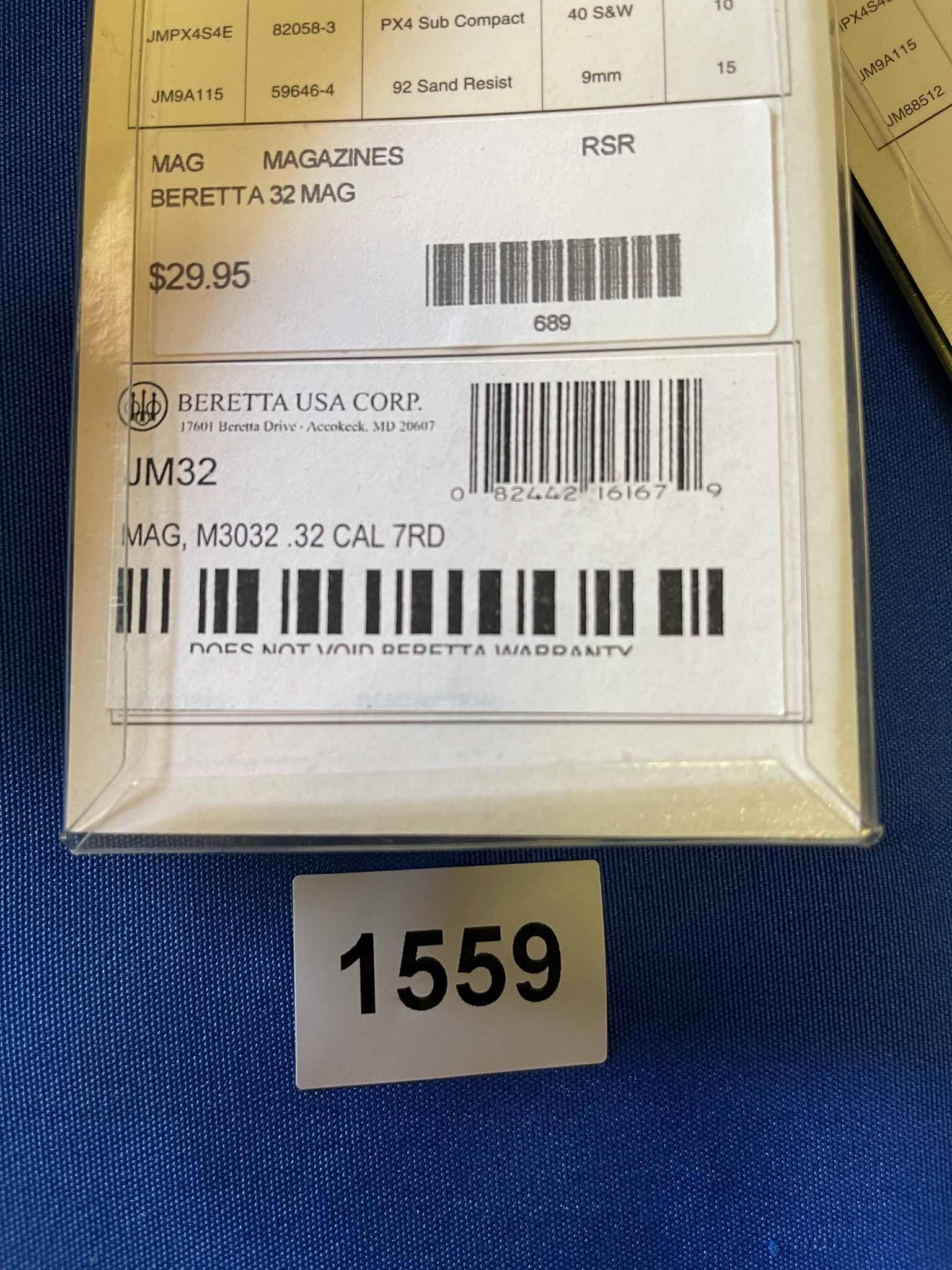Beretta Factory Mags Lot .32 & .22 LR