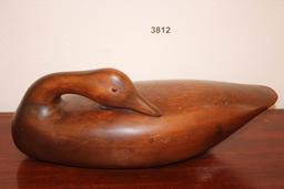 Wooden goose/duck carving