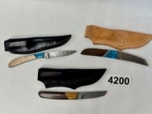 3 Custom Made Knives