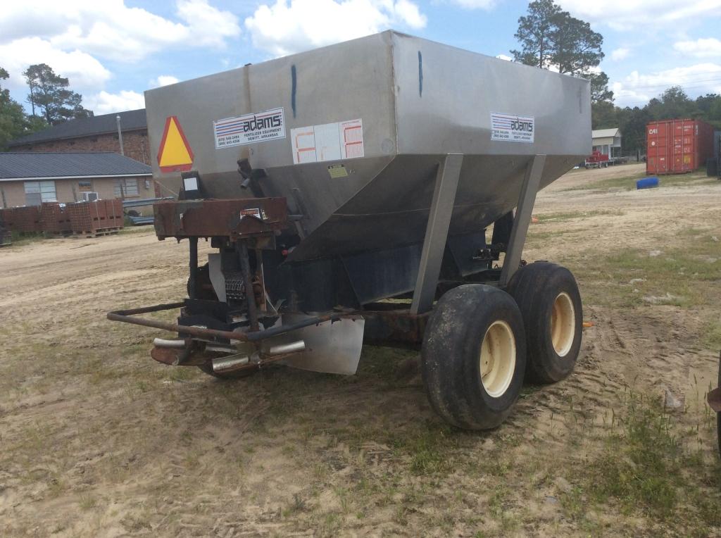 ADAMS 5TON PULL TYPE FERTILZER SPREADER