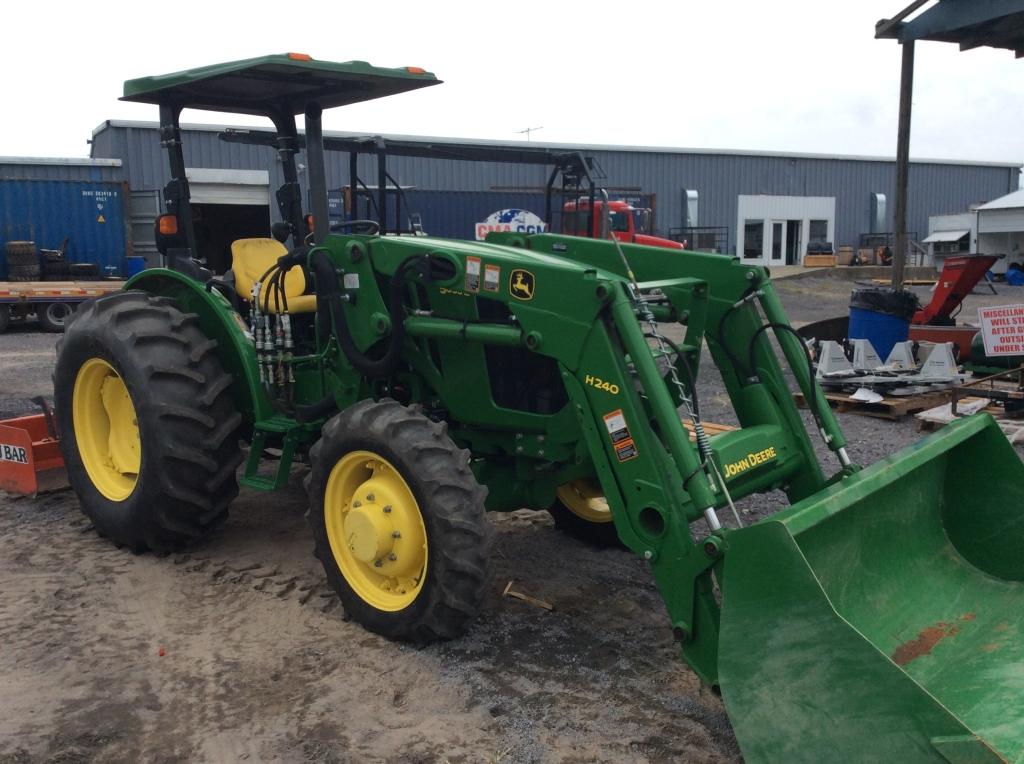 (46)JD 5055E W/ JD H420 LOADER