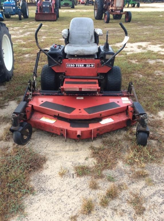 (11)BUSH HOG 22-W ZERO TURN MOWER