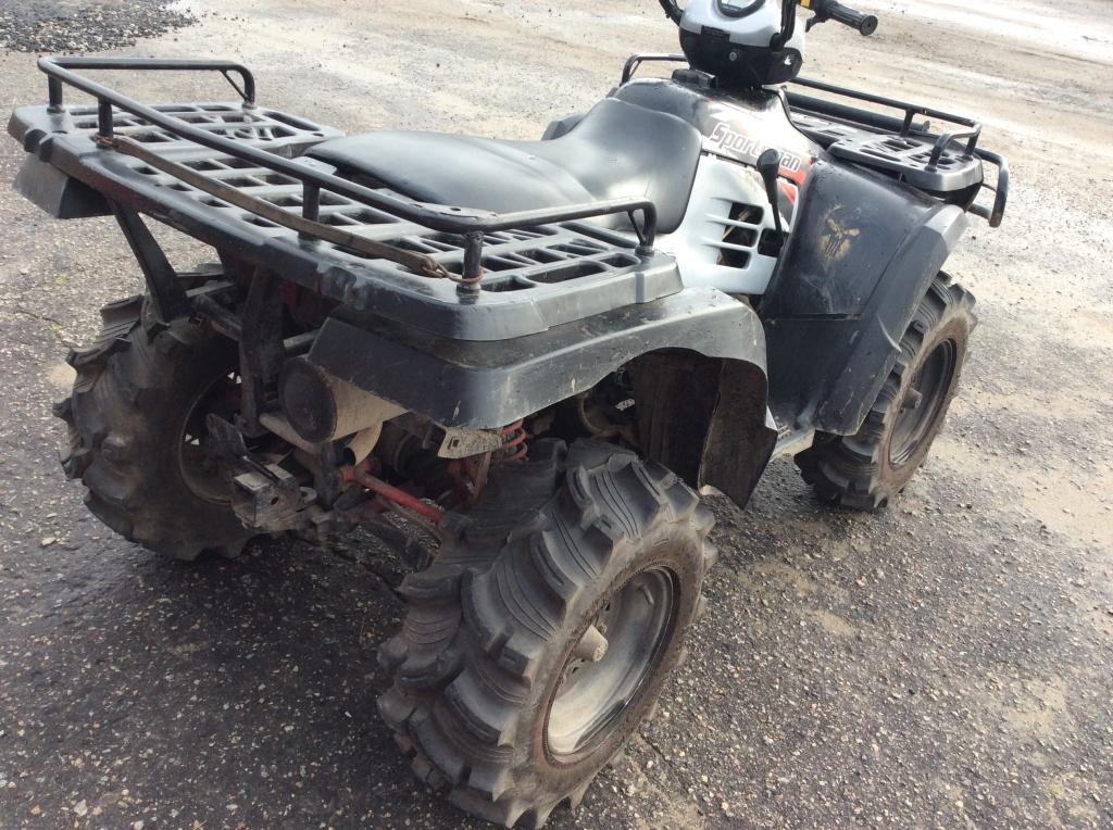 (14)POLARIS SPORTSMAN 700 4X4 4-WHEELER