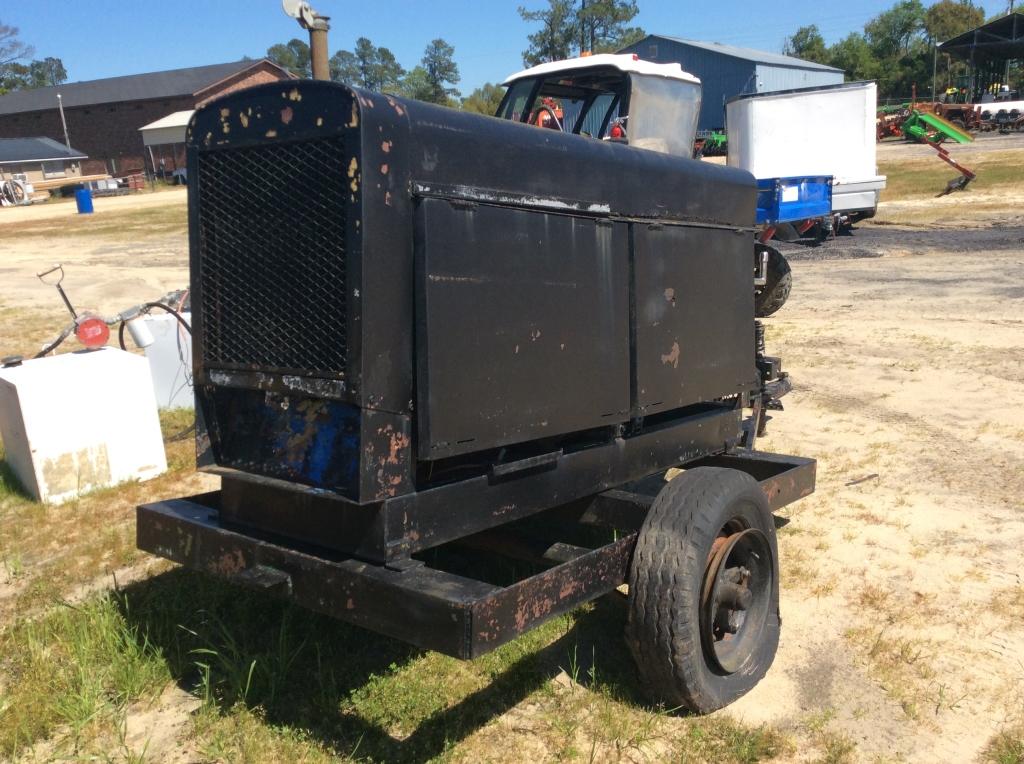 LINCOLN ARC WELDER ON TRAILER