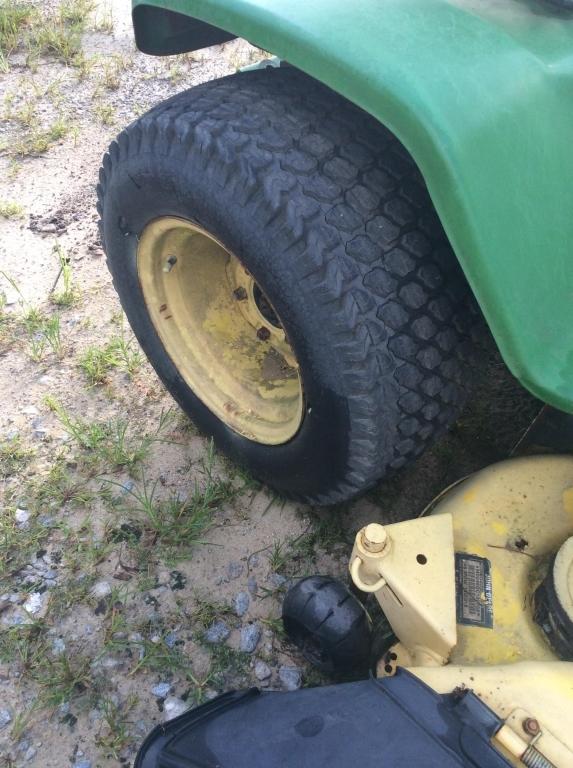 (3)JOHN DEERE 314 MOWER - 48" DECK