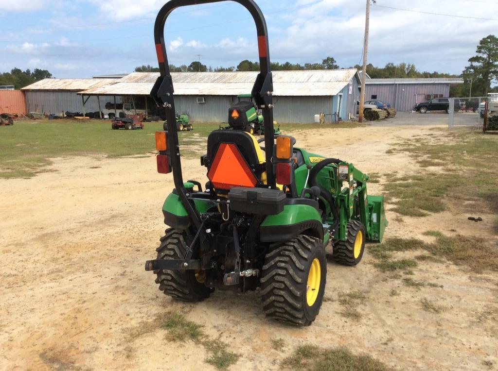 (18)JD 1025R W/ H120 LOADER