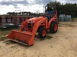 (22)KUBOTA L3301 W/ LA525 LOADER & BH77 BACKHOE