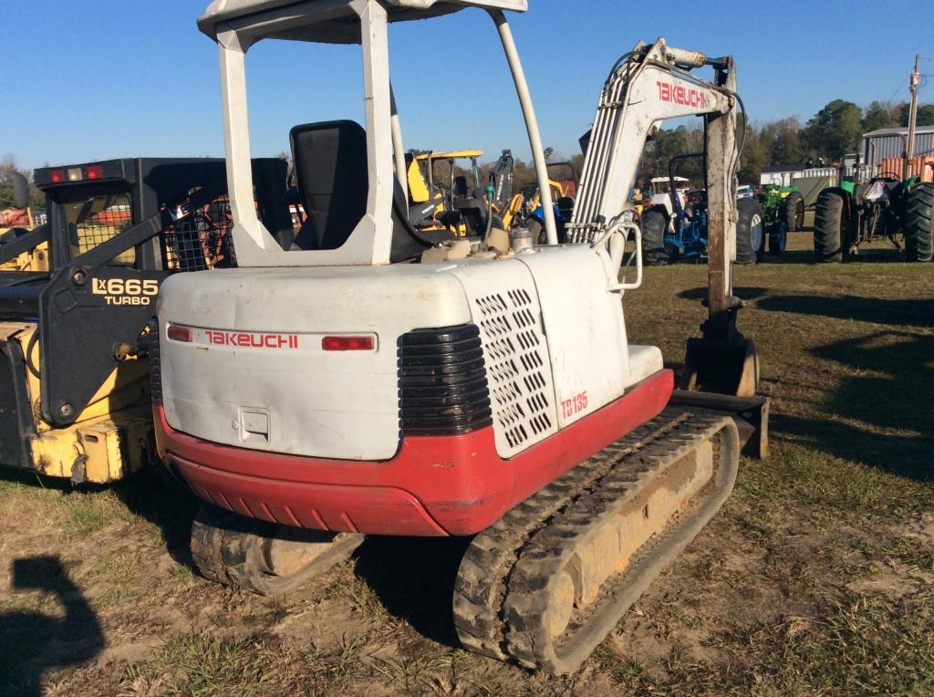 (50)TAKEUCHI TB135 MINI EXCAVATOR