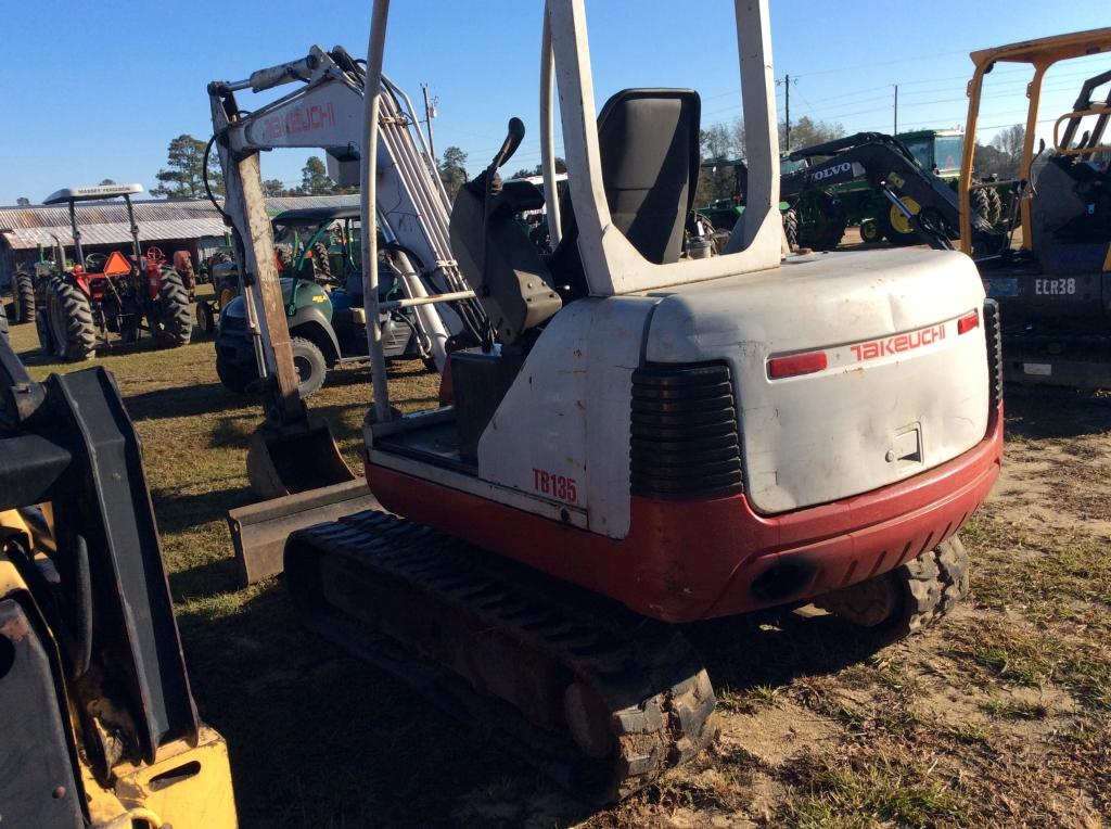 (50)TAKEUCHI TB135 MINI EXCAVATOR