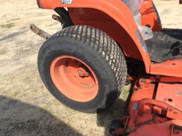 (24)KUBOTA B7300 W/ 60" BELLY MOWER