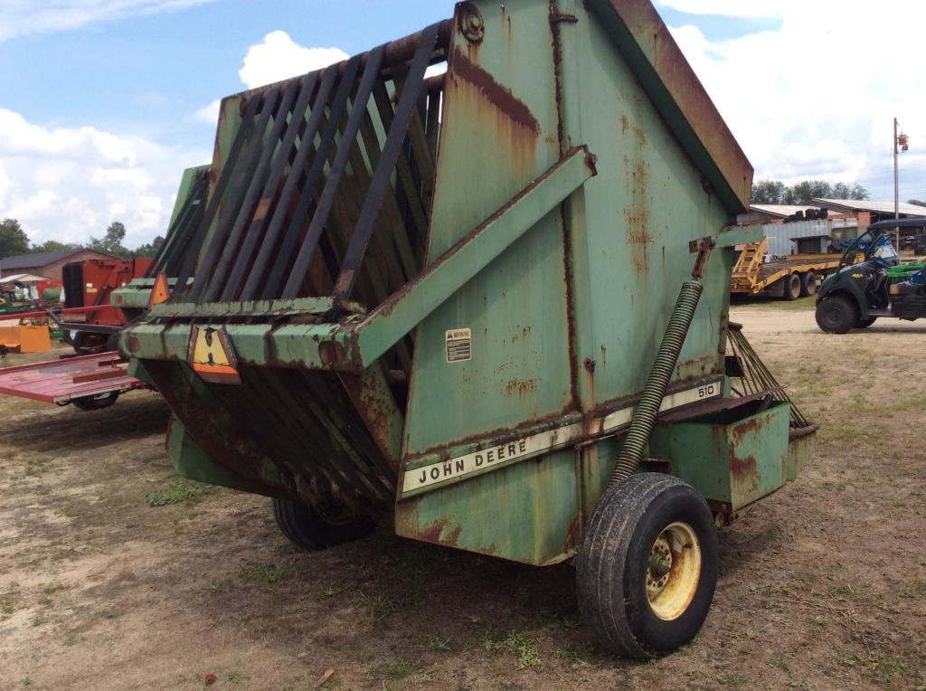 (39)JOHN DEERE 510 ROUND BALER