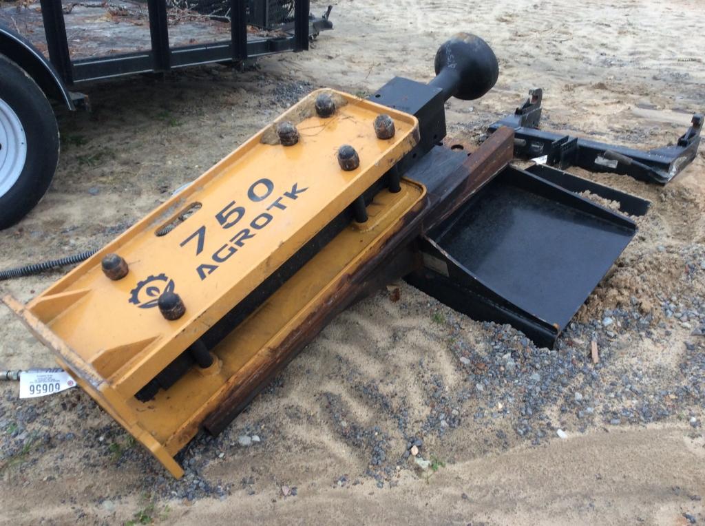 (19)SKID STEER POST DRIVER ATTACHEMENT