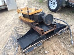 (19)SKID STEER POST DRIVER ATTACHEMENT