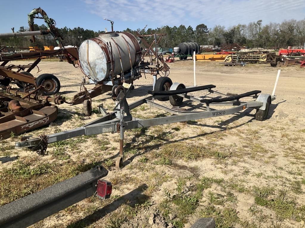 (40)20' WESCO GALVANIZED BOAT TRAILER - NO TITLE