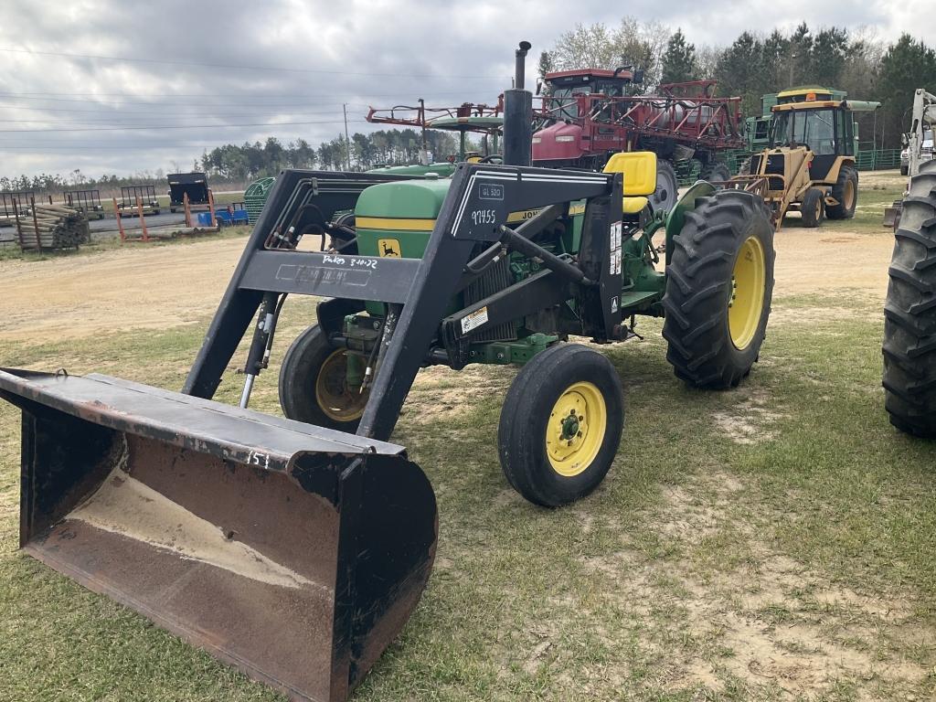 (22)JOHN DEERE 2030 W/ AGCO GL520 LOADER