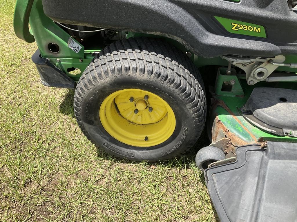 (6)JOHN DEERE Z930M ZERO TURN MOWER