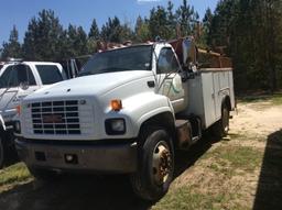 (89)2000 GMC C7500 SERVICE TRUCK