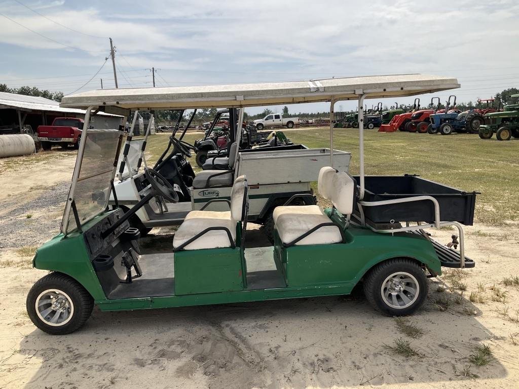 (2)CLUB CAR ELECTRIC GOLF CART