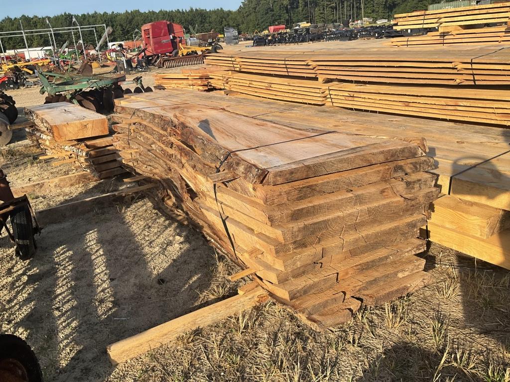 (49)10PCS. - 2 BY WIDE 18" X 8 - RED OAK-LIVE EDGE