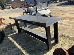 (120)29 X 90 METAL WORK BENCH