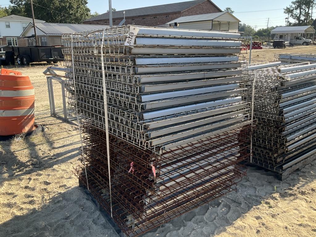 (16)44" X 46" METAL PALLET RACKS