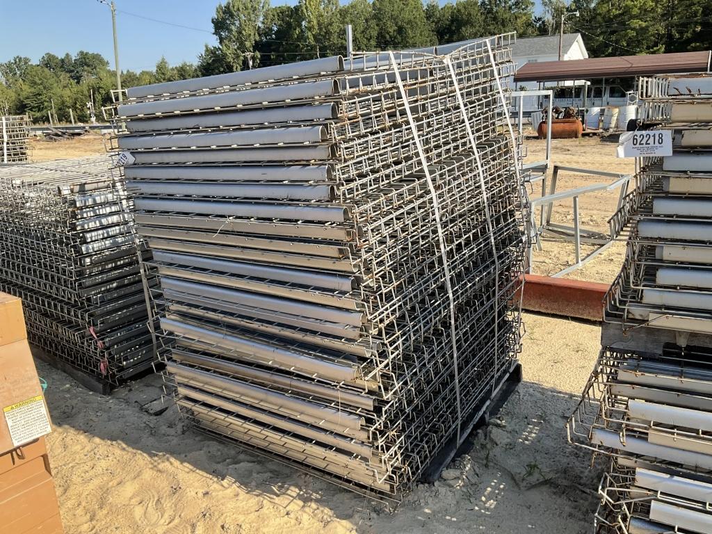 (13)44" X 46" METAL PALLET RACKS