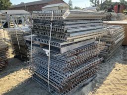 (24)44" X 46" METAL PALLET RACKS