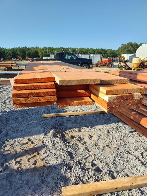 (54)15PCS. - 1 X 8 CEDAR - 8FT. - 80BF