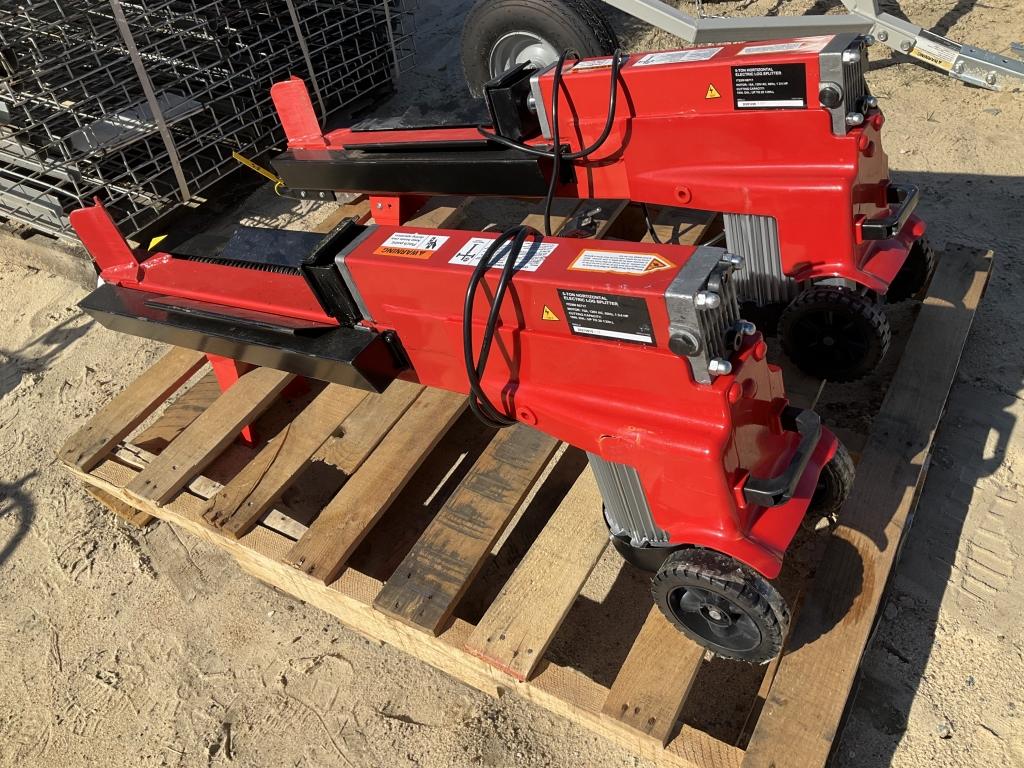 (9)IRONTON ELECTRIC LOG SPLITTER