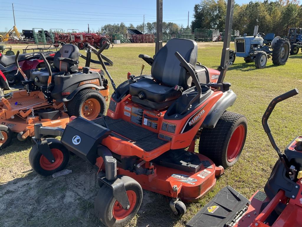 (13)KUBOTA ZD1211 60" ZERO TURN MOWER