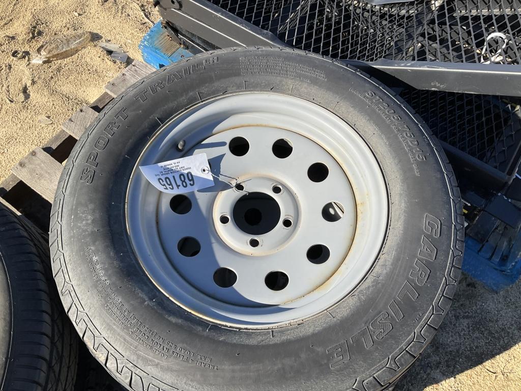 (9)2 - 205/75R15 TIRES/RIMS