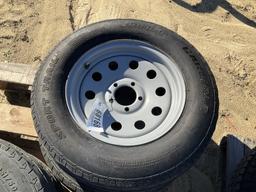 (7)2 - 205/75R15 TIRES/RIMS