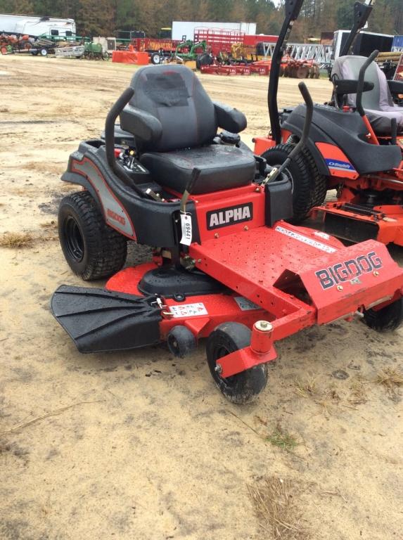 (23)BIG DOG ALPHA 52" MOWER