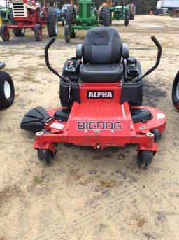 (23)BIG DOG ALPHA 52" MOWER