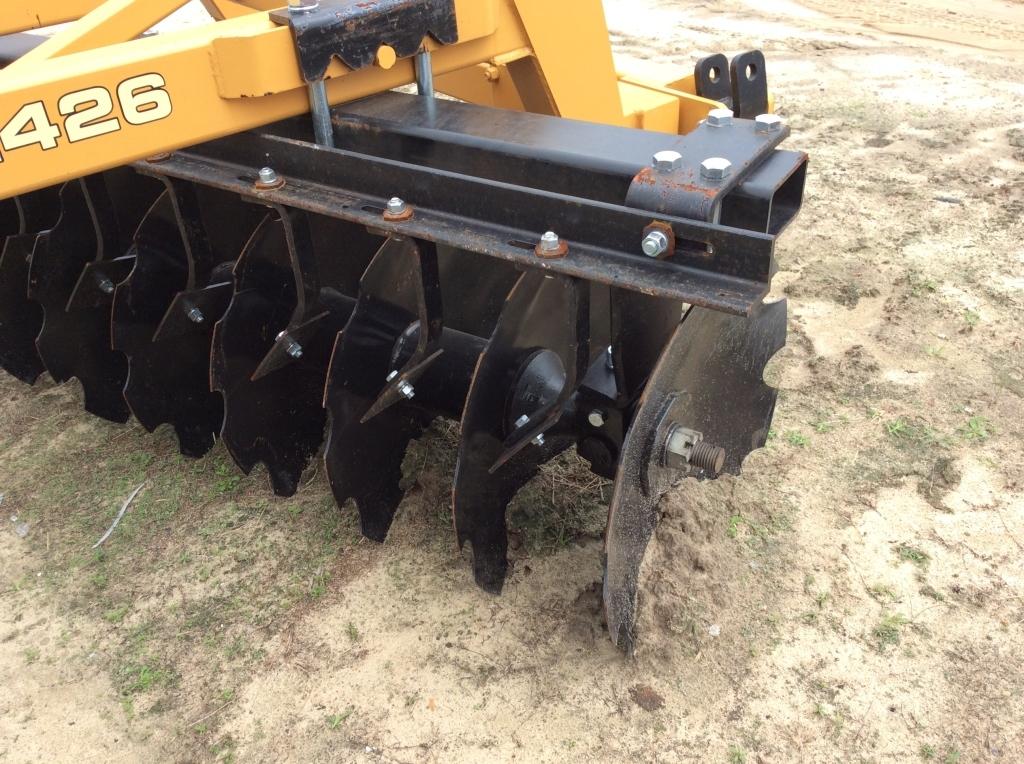 (358)IND. AMERICA 9'6 PULL OFF-SET DISC HARROW