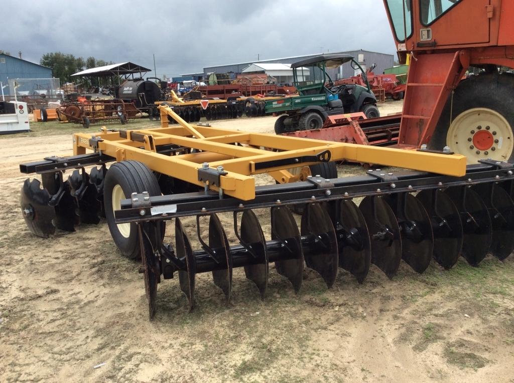 (358)IND. AMERICA 9'6 PULL OFF-SET DISC HARROW