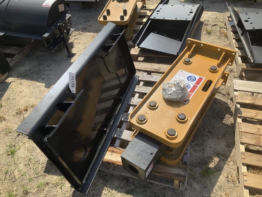 (126)UNUSED AGROTK SS HYDRAULIC HAMMER 750