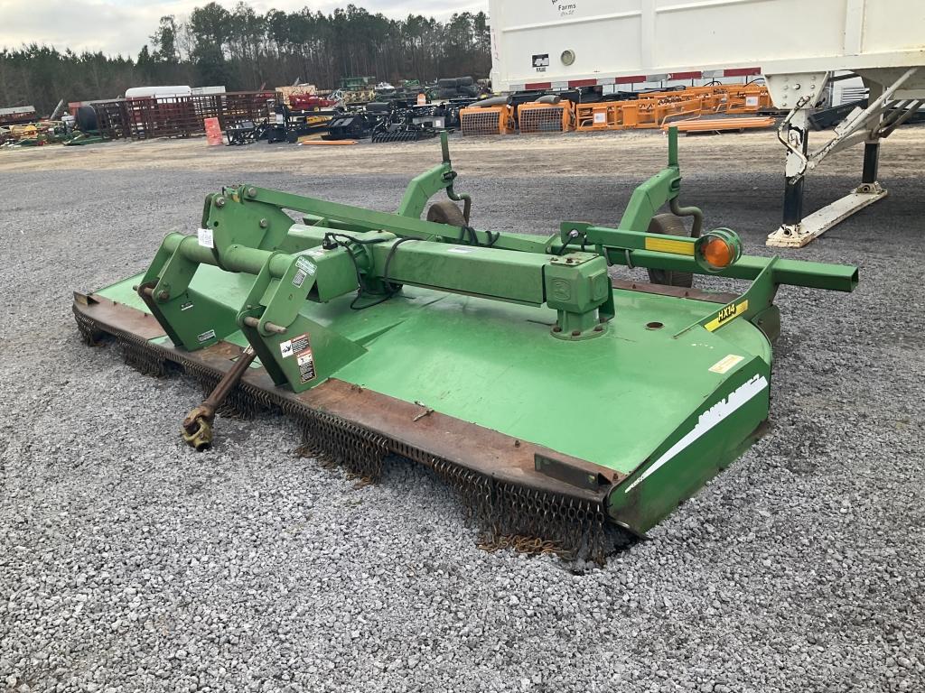 (107)JOHN DEERE HX14 ROTARY CUTTER